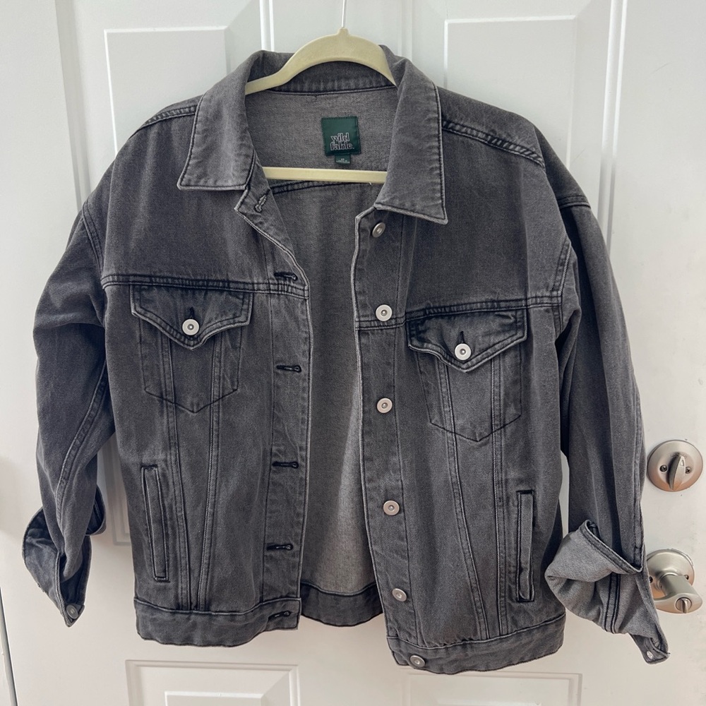 Wild Fable Charcoal Denim Jacket